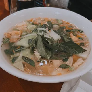 10. Veggie and Tofu Noodle Soup