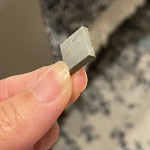 Dirty rubber found in banh mi.