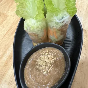 Not bad BBQ Chicken Spring Roll