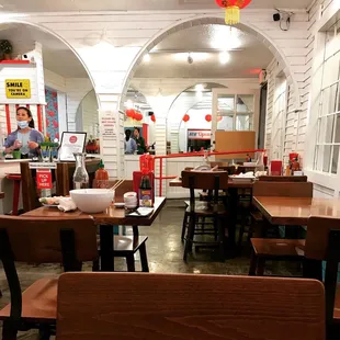 Cozy indoor seating