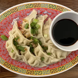 Fried Chicken and Vegetable Dumpling