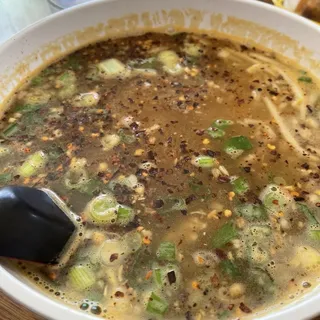 Spicy Ground Pork Noodle Soup