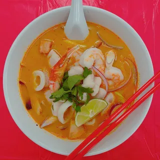 Tom Yum Shrimp Noodle Soup
