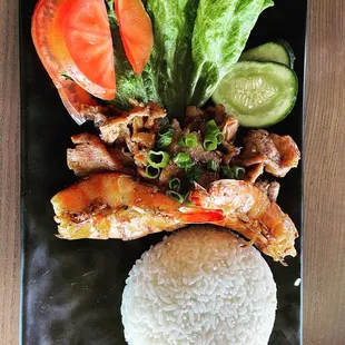 Shrimp Rice Vermicelli Bowl