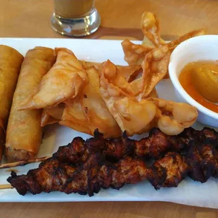 Appetizer combination platter