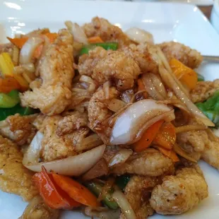 Fish in ginger sauce