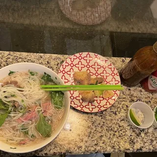 Eye Round Steak & Brisket Pho