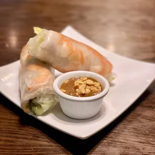 Shrimp and pork spring roll
