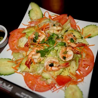 S4. Grilled Lemongrass Shrimp Salad