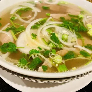 Rare Steak with Tripe Pho (missing the tripe)