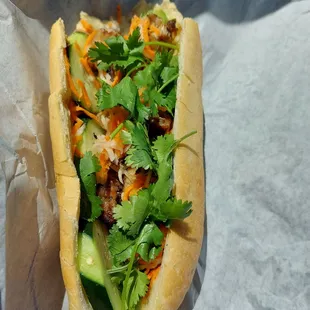 Chicken Bahn mi