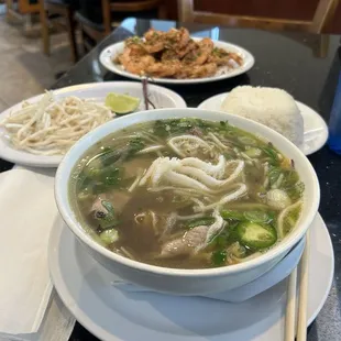 Hearty meal. This is the large bowl. Massive!