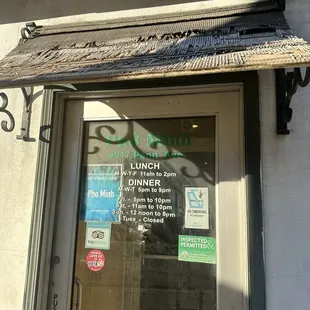 sushi and sashimi, outside