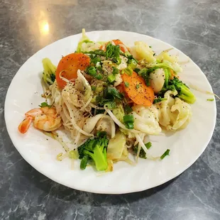 Soft Fried Seafood Noodles