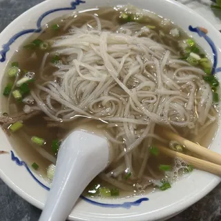 11. Eye Round Steak and Well Done Brisket Pho