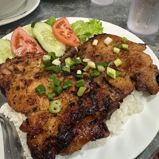 46. BBQ Chicken Rice Plate