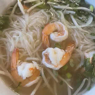 shrimp pho small