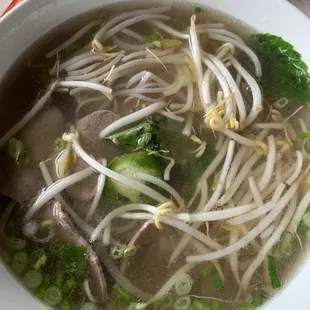 Rare beef pho