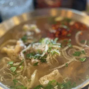 1. Plain Pho Soup