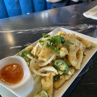 Tofu with Salt Pepper