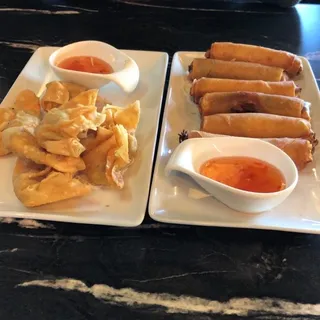 Vegan Artichoke Wontons