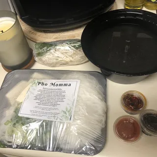 10. Tofu Pho Soup with Chicken Broth