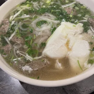 Pho with steak