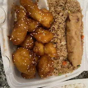 Sesame Chicken (aka Tiny Spicy Chicken)
