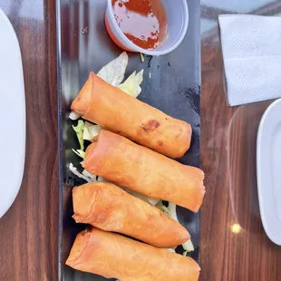 2. Crispy Egg Rolls