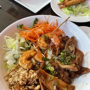 20. Shrimp Skewer with Grill Pork vermicelli bowl - yum! Perfect for a summer day.