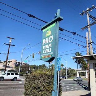 Sign in front of the restaurant  - don&apos;t let the size of the place fool you.