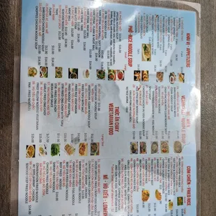 Menu (front)