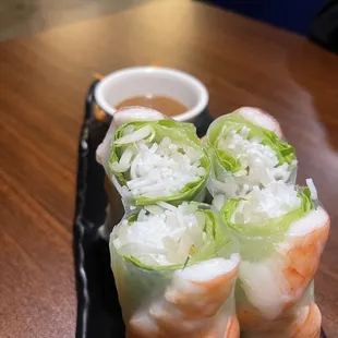 32. Fresh Shrimp Spring Rolls