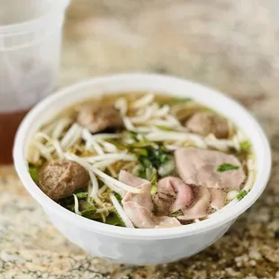 #1. Pho Nation Combo with Beef Balls