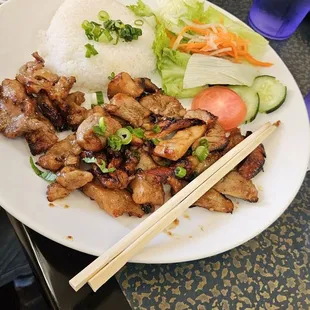 17. Grilled Chicken Rice Plate - Cm G Nng