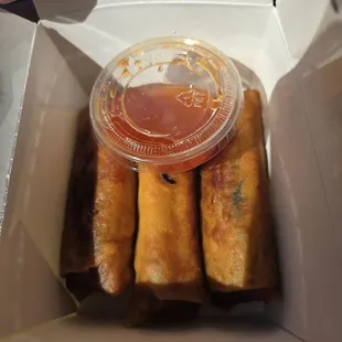 Fried Egg Rolls w/ sweet chili sauce
