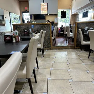 Then seat yourself so they can bring you the food.