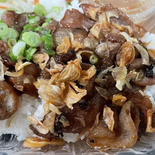 Grilled pork