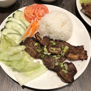 Grilled beef short rib