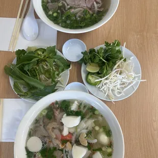 We had Pho Dac Biet and Hu Tieu Dac Biet