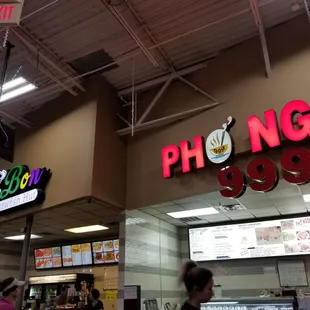 the inside of a restaurant