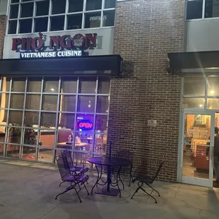 Entrance near the parking lot