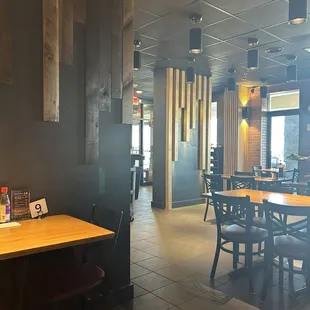 the interior of a restaurant