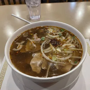 Spicy Pho. Very good not too spicy. The picture does not do it justice on just how big the bowls are.
