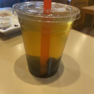 Sweet ice tea w pearls