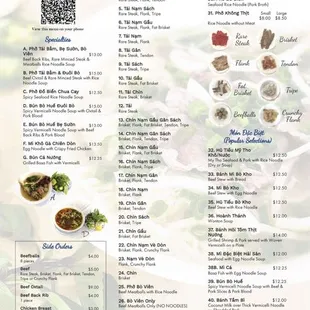 soups and chowder, menu