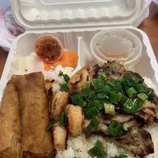 Com Tom Thit Nuong Cha Gio