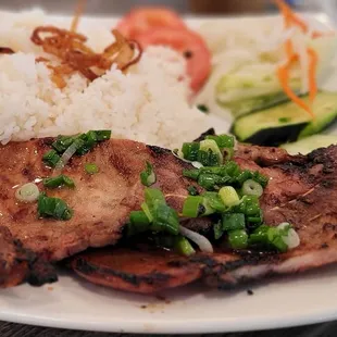 C3. GRILLED PORK CHOP WITH BROKEN RICE