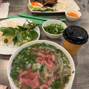 Rare Round Steak Pho Tai