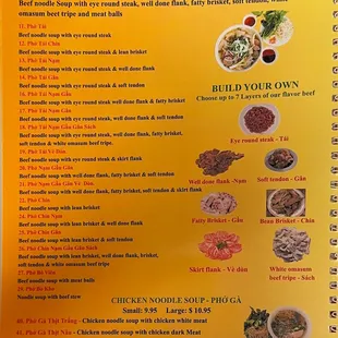 Latest menu with food items added